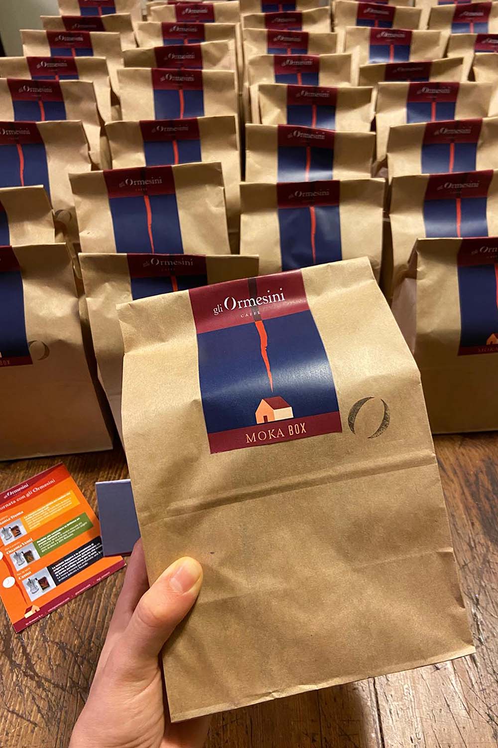 Moka Box degustazione Gli Ormesini